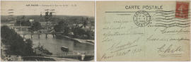Postal: Panorama de la Seine vers la Cité