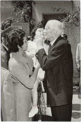 Enrique Molina Garmendia, en la celebración de su nonagésimo cumpleaños.